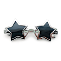 Miniatyrbilde 3 av 5: 2 stk Stjerneformede Solbriller, Pentagram Stjernebriller, PC Stjernefestbriller