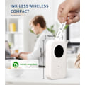 Miniatyrbillede 4 af 9: D30 Etiketprinter, Bluetooth Trådløs Mini Lomme Smartphone Genopladelig Etiketprinter Kompatibel med iPhone/Android, til Hjemmekontor Etiketprinter (Hvid) White