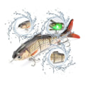 Miniatyrbild 3 av 5: Självsimmande fiskedrag USB-uppladdningsbar B