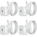 Miniatyrbillede 1 af 3: Oplader til Samsung - Hurtig oplader 20W USB-C - Adapter+Kabel 2m Hvid one size 4-Pack Samsung
