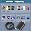 Miniatyrbild 3 av 3: Snabbladdare för Samsung, 25W Android Telefonladdare Typ C Block & Super Snabbladdare Black