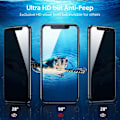 Miniatyrbilde 2 av 9: 2 stk Personvern skjermbeskytter for iPhone 11 Pro Max