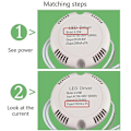 Pikkukuva 3 / 5: Pyöreä LED-virtalähdemuuntaja AC180-260V LED-ohjain lampulle