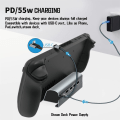 Miniatyrbillede 4 af 5: USB C Dockningsstation til Steam Deck 6 i 1 til Steam Deck Dock med 4K60Hz LAN Black 0.27