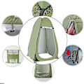Miniatyrbilde 4 av 5: Pop-up telt for utendørs, bærbar dusj for camping, campingtoalett, omkledningsrom for utendørs ed