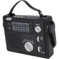Miniatyrbild 7 av 10: Handvevad Radio AM FM SW Multiband LED Nödradio med MP3-spelare U-disk Lagringskortplats