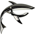 Miniatyrbild 2 av 5: Gitarrkapo i zinklegering, Shark Capo för akustisk och elektrisk gitarr