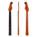 Miniatyrbild 1 av 8: Elgitarrhalsbyte för gitarrhals DIY-delar Byte 22 Rose Wood Greppbräda Bindning för TL ST Tele Bakre Centerlinje