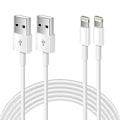 Pikkukuva 1 / 5: 2 kpl yhteensopiva Apple iPhone -latauskaapeli 1m, Apple Lightning - USB-kaapeli 1 metri Nopea lataus Apple Phone pitkät kaapelit