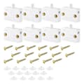 8 Pieces Cabinet Lamp Switch Automatic Door Switch Touch Switch For Wardrobe Applicable To 12V 24V 110V White