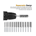 Miniatyrbilde 5 av 5: 14-pakning Drill Bit Børste, Rustfritt Stål Drill Bit Børste, 1/4 Tommers Hullrengjøringsbørstesett
