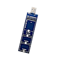 Pikkukuva 5 / 5: SSD M.2 USB-sovitin M.2 USB-sovitin B-avain M.2 SATA-protokollan SSD-sovitin NGFF USB 3.0 SSD Noin
