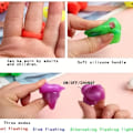Miniatyrbilde 4 av 6: Fargerike Blinkende LED Jellyringer - Sikker & Myk Glød i Bulkpakker 60stk