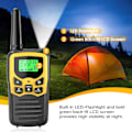 Miniatyrbild 5 av 5: Walkie Talkies med 22 FRS-kanaler, MOICO Walkie Talkies för vuxna med LED-ficklampa VOX Scan LCD-display