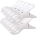 Transparenta klädnypor i plast, 8-pack