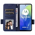 Miniatyrbild 2 av 2: Motorola Moto G24 Power/G24 Plånboksfodral med Magnetiskt Stängn... Blå blue