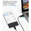 Miniatyrbilde 4 av 5: USB A til USB C-adapter Svart