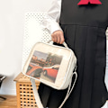 Miniatyrbild 5 av 5: Multifunktionell Ita Ryggsäck Crossbody Väska Pin Display Väska Black 0.36