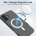 Pikkukuva 3 / 4: iPhone 16 Plus -kotelo magneettisella pyöreällä + 2 läpinäkyvää temperoitua lasia