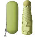 Miniatyrbillede 1 af 5: Foldbar paraply, 6-ribs vindstærk Matcha Green