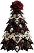 Miniatyrbillede 1 af 8: DIY Quilted Fabric Christmas Tree Kit, 3D Fabric Patchwork Craft Set for Beginners, Handmade Table Decoration for Home, Mantel, Table, Office #I