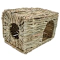 Miniatyrbild 2 av 4: Halmkaninbur Foldbar Bekväm Husdjurs Halmhus Kaninbur Naturlig Liten Djurhydda
