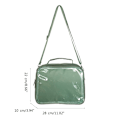 Miniatyrbild 3 av 5: Multifunktionell Ita Ryggsäck Crossbody Väska Pin Display Väska Green 0.38