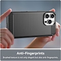 Miniatyrbild 2 av 4: Skydd för iPhone 16 Pro Max - Kolfiber Stötsäker Skydd Förstärkt Svart