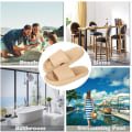 Miniatyrbilde 5 av 5: Kvinners tykke plattformsandaler i khakifarge Khaki 42-43