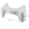 Pikkukuva 3 / 10: WC-jakkara - Ummetusongelmiin - Squatty Potty valkoinen white 750
