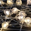 Miniatyrbillede 1 af 7: 7M 50 LED Solcellelysstreng Have Fe-lys Warm color bubble ball