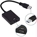 Pikkukuva 2 / 5: USB-HDMI-sovitin, USB 3.0/2.0 - HDMI 1080p videokuva-kaapeli