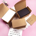 Pikkukuva 6 / 8: Pelikortit tyhjät kova paperi kortti paperi DIY lautapeli Valkoinen 02 Kraft paper
