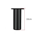 Miniatyrbilde 1 av 5: 4 stk/sett Metallben Møbelben SVART 10CM Svart Black 10 cm