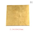 Pikkukuva 1 / 5: Messinkinen ohut metallilevy 0.5*100*100mm