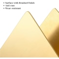 Miniatyrbillede 4 af 4: Guld Rustfrit Stål 304# Serviet Holder, Trekant Cocktail Serviet Dispenser Organizer