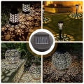 Miniatyrbilde 5 av 5: 4 stk. solcellelamper med LED-pærer, solcellelamper, LED-solcellelamper