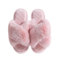 Pikkukuva 1 / 5: Pehmeät ja kevyet plyysikotitossut naisille, vaaleanpunaiset pink 9