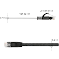 Miniatyrbilde 3 av 6: Cat 6 Ethernet-kabel LAN-kabel Flatt nettverkskabel Cat6 FTP