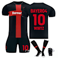Pikkukuva 1 / 3: 2425 Leverkusen kotipaita Wirtz jalkapallopaita Setti C_xx 20(110-120cm)