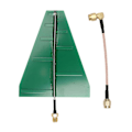 Miniatyrbillede 1 af 5: Uwb Ultra Wideband Log Periodisk Antenne 1.35ghz9.5ghz 15w 56db Broadcast Antenne med Adapterkabel