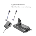 Miniatyrbilde 5 av 5: Lader for V10 V11 V15 Sv12 Sv15 Støvsuger Erstatning Ladekabel Batteri Strømadapter 30.45v As Shown