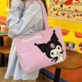 Miniatyrbild 10 av 10: My Melody Kuromi Axelväska Handväska Tote väska VIT White