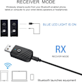 Miniatyrbilde 4 av 5: Bluetooth 5.0-adapter, AUX-lydadapter for Bluetooth-høyttalere