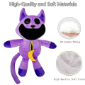 Miniatyrbillede 3 af 5: Nye Smiling Critters CatNap Plys, Sød CatNap Fyldt Figur Dukke, (Farve: 8 stk)