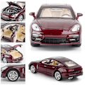 Pikkukuva 4 / 5: 1/24 Panamera simulaatioauto pienoinen lelut metalli diecast seos ajoneuvomallit vetää takaisin toiminto lelut valolla ja äänellä