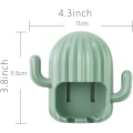 Miniatyrbild 2 av 5: Tandborsthållare Väggmonterad Kaktus Tandborsthållare Sug C