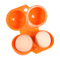 Miniatyrbild 2 av 5: 2 st Äggförvaring för Kök, Vikbar, Portabel Behållare för Utomhusbruk, Orange