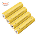 Miniatyrbilde 2 av 2: 4 stk 3,7V Volt 9800mAh Li-ion litiumbatteri 18650 oppladbare batterier for lommelykt hodelykt Powerbank