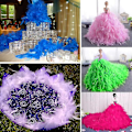 Miniatyrbilde 3 av 3: 8 stk. Assorterte Farger Fjærboa, Dame Jenter Utkledningsboa, Mardi Gras Boa Kostymefest Tilbehør-MXBC